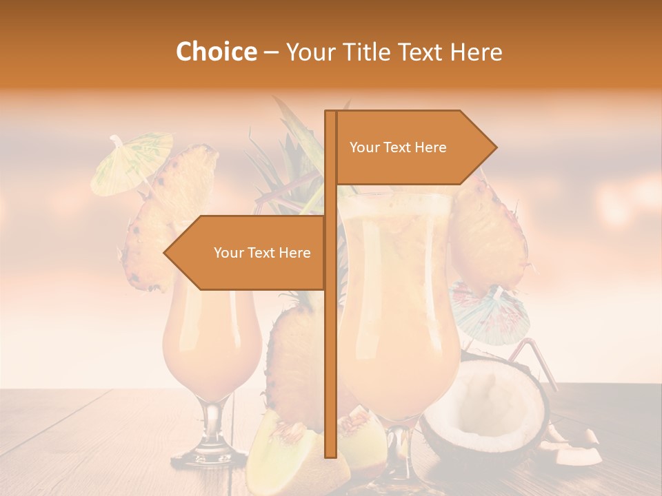 Exotic Hurricane Holiday PowerPoint Template