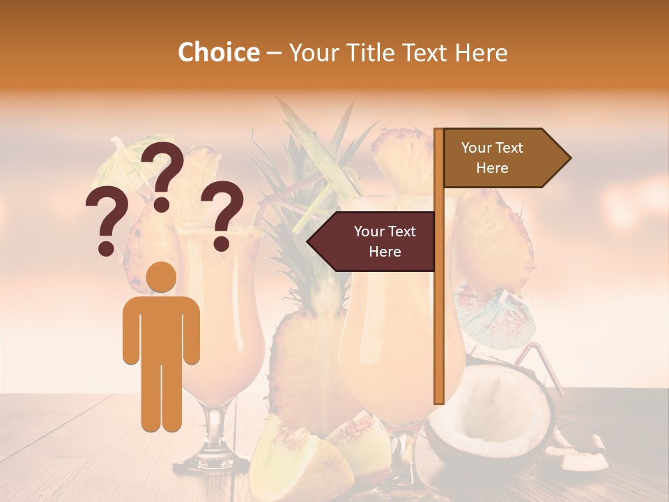 Exotic Hurricane Holiday PowerPoint Template