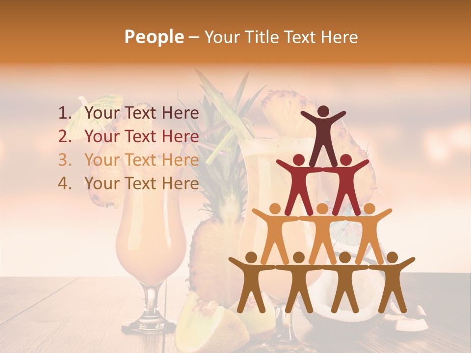 Exotic Hurricane Holiday PowerPoint Template