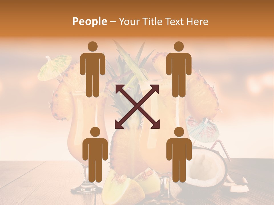 Exotic Hurricane Holiday PowerPoint Template