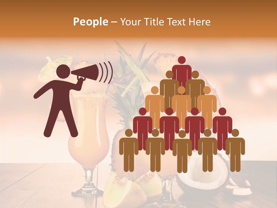 Exotic Hurricane Holiday PowerPoint Template