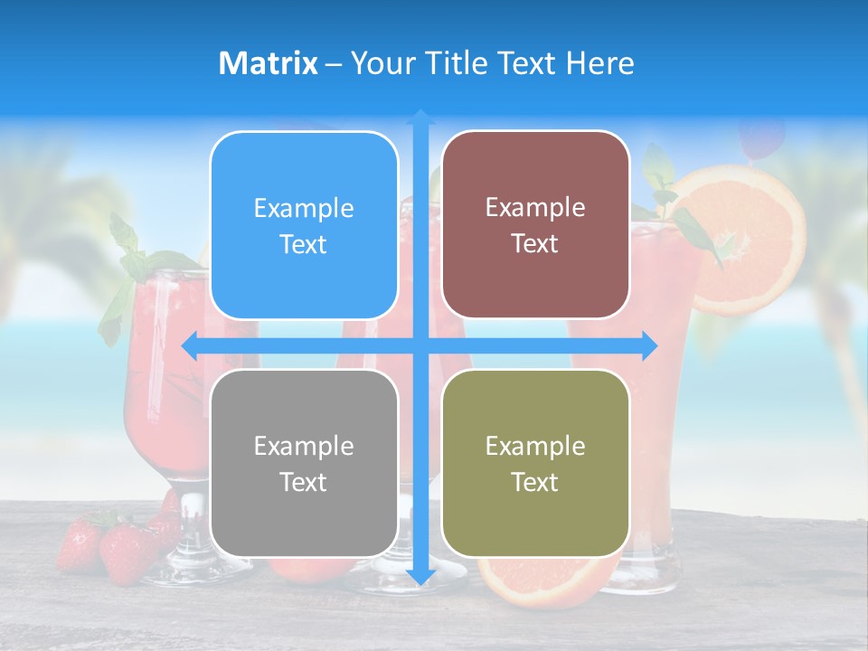 Fruit Libre Cuba PowerPoint Template