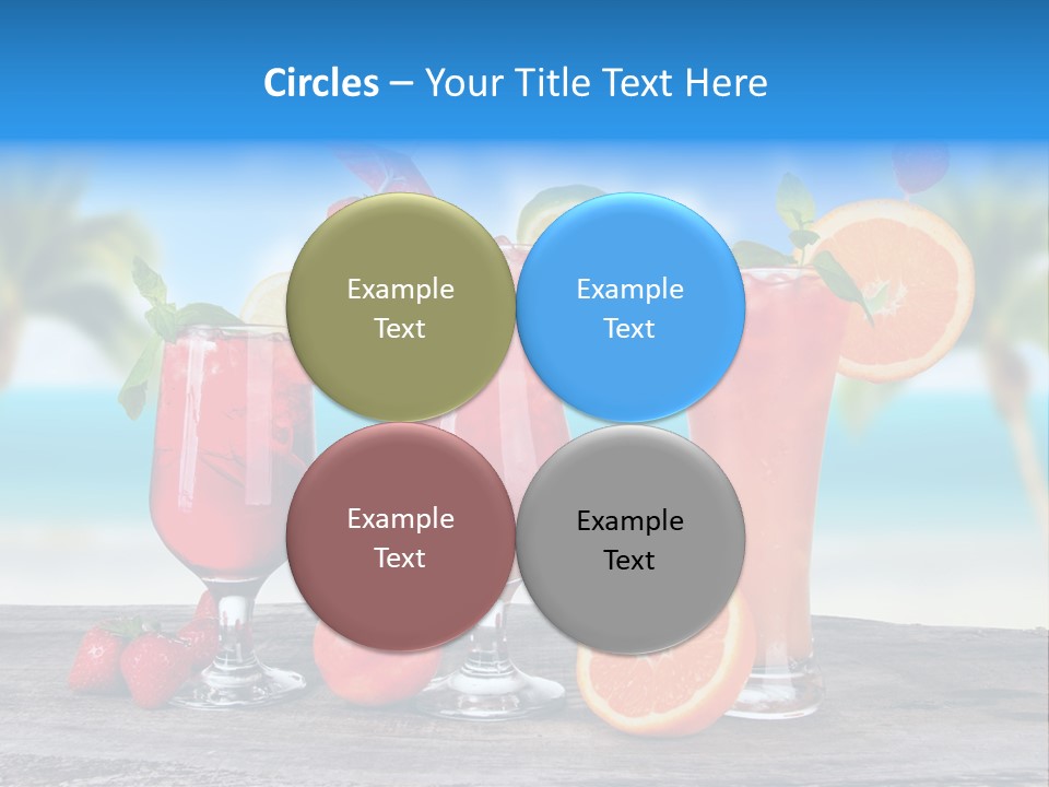 Fruit Libre Cuba PowerPoint Template