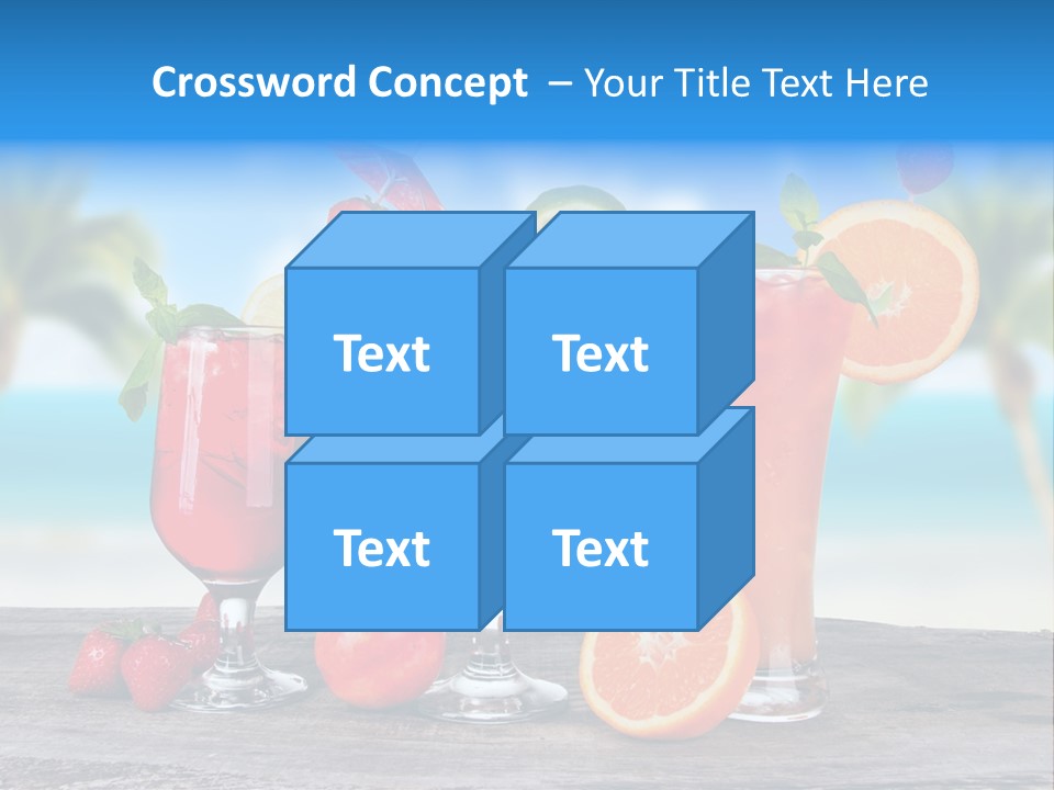 Fruit Libre Cuba PowerPoint Template
