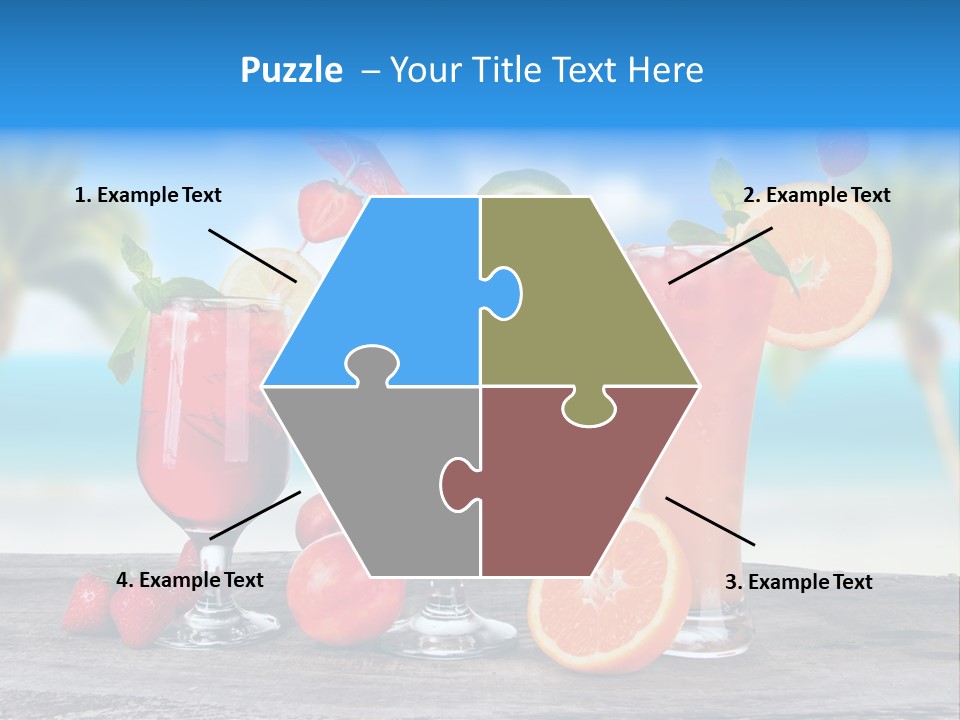 Fruit Libre Cuba PowerPoint Template