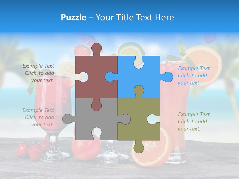 Fruit Libre Cuba PowerPoint Template