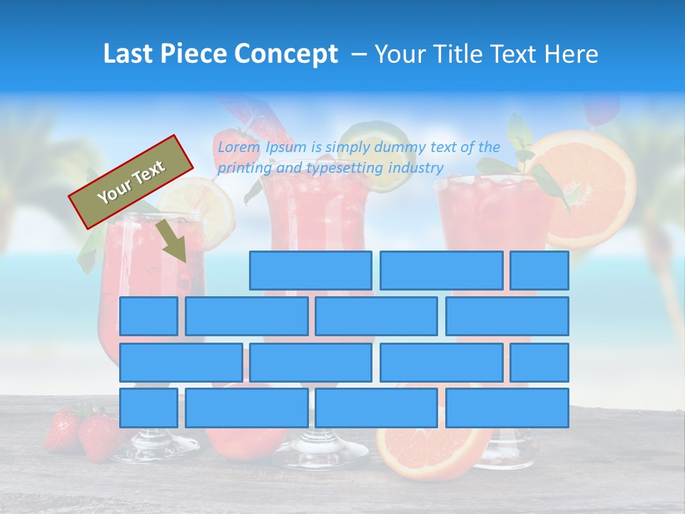 Fruit Libre Cuba PowerPoint Template
