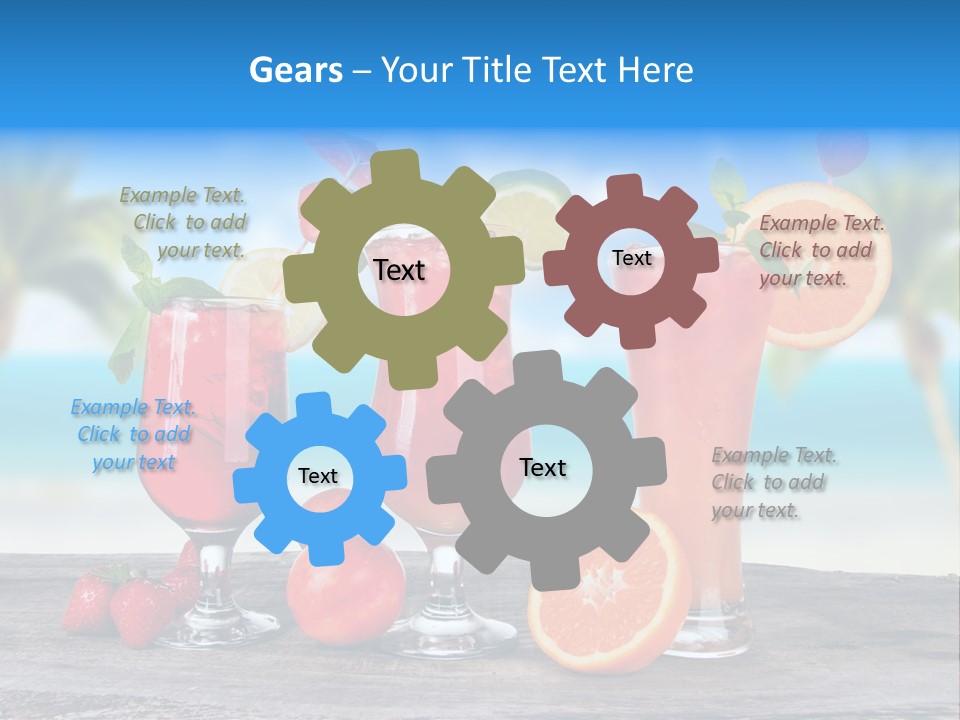 Fruit Libre Cuba PowerPoint Template