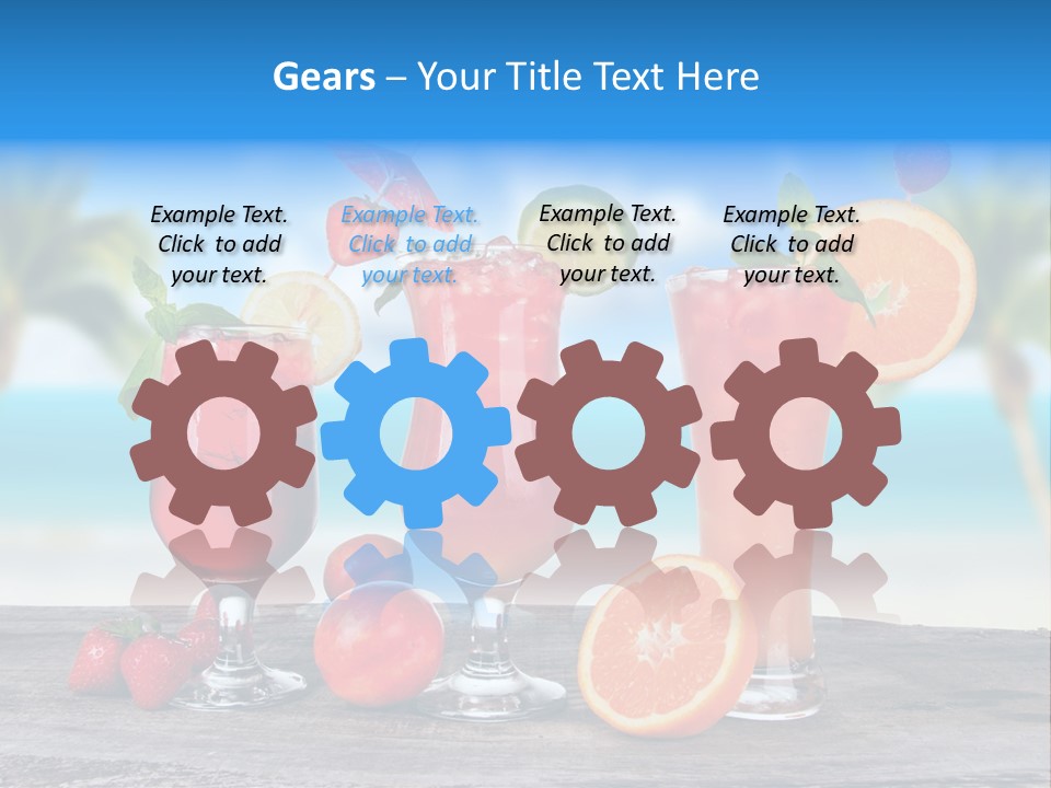 Fruit Libre Cuba PowerPoint Template