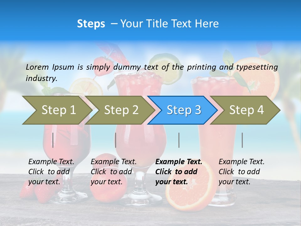 Fruit Libre Cuba PowerPoint Template