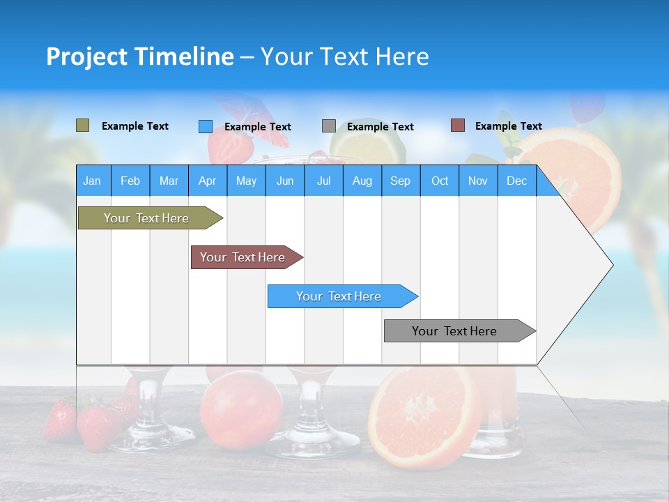 Fruit Libre Cuba PowerPoint Template