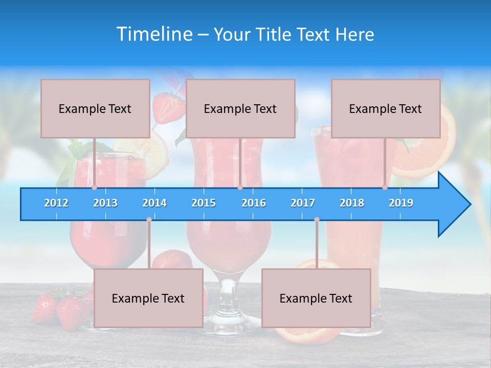 Fruit Libre Cuba PowerPoint Template