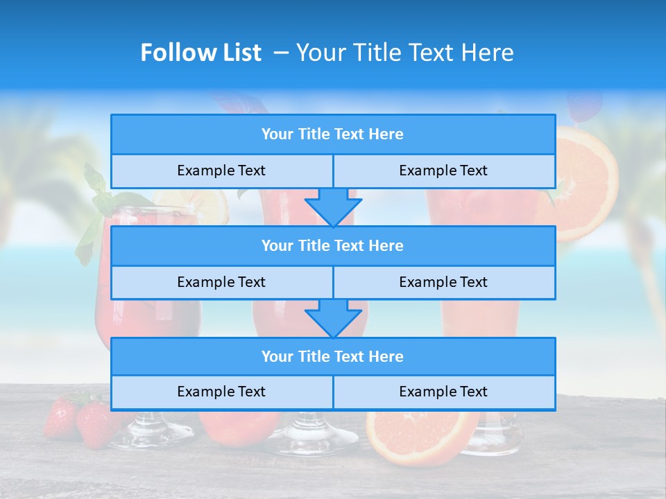 Fruit Libre Cuba PowerPoint Template