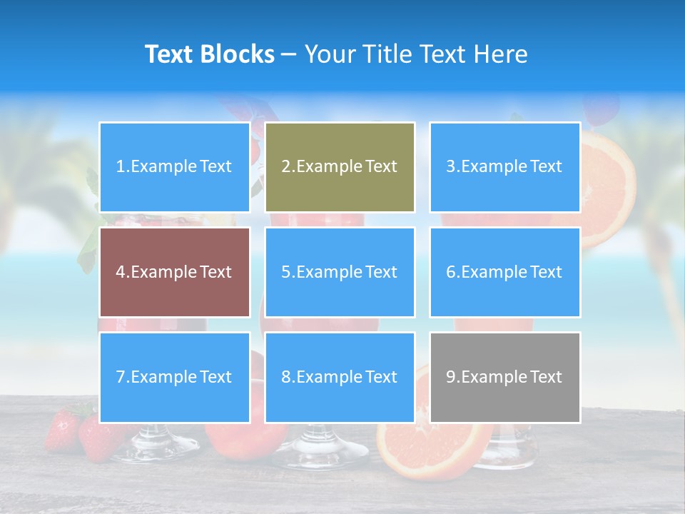 Fruit Libre Cuba PowerPoint Template