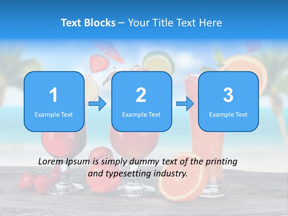 Fruit Libre Cuba PowerPoint Template