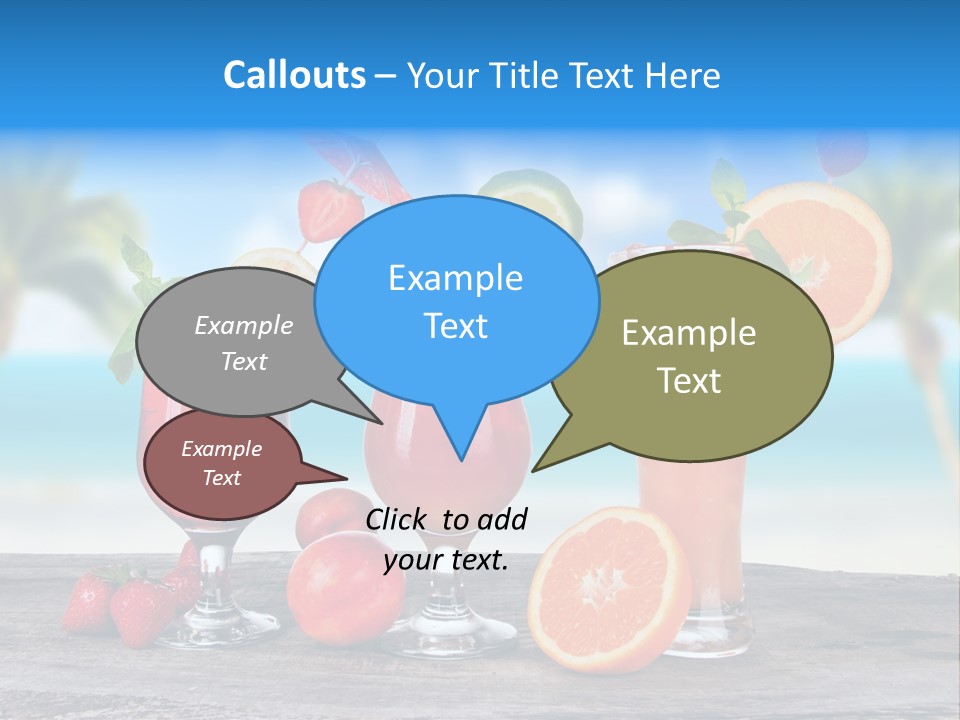 Fruit Libre Cuba PowerPoint Template