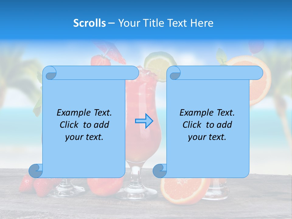 Fruit Libre Cuba PowerPoint Template