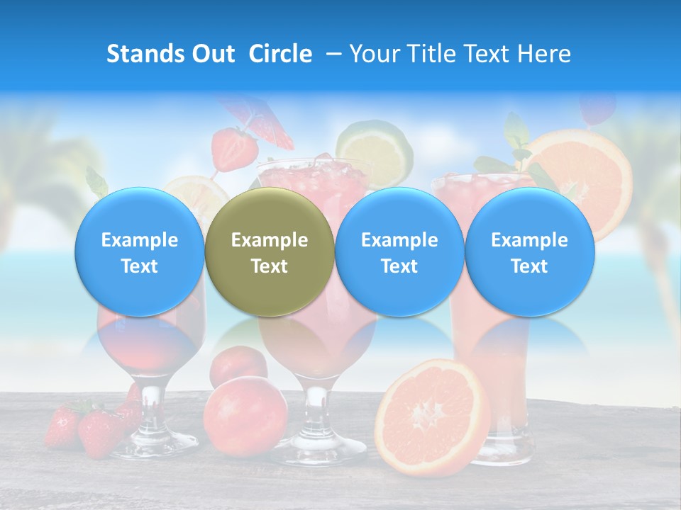 Fruit Libre Cuba PowerPoint Template