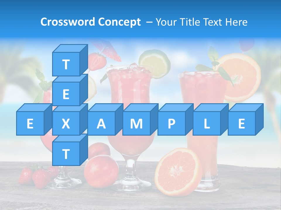 Fruit Libre Cuba PowerPoint Template