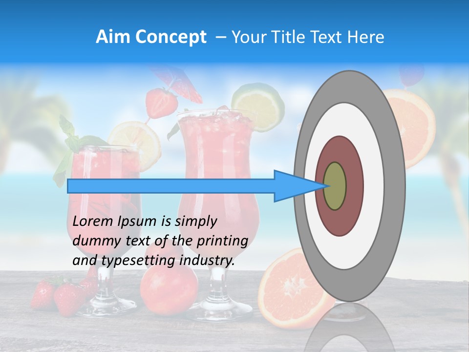 Fruit Libre Cuba PowerPoint Template