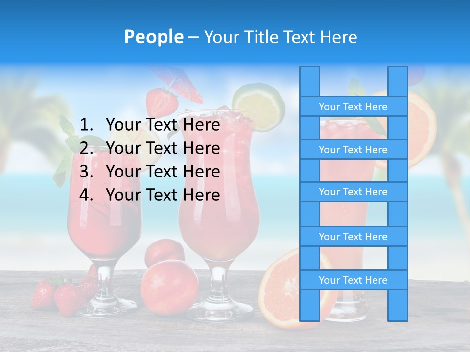 Fruit Libre Cuba PowerPoint Template