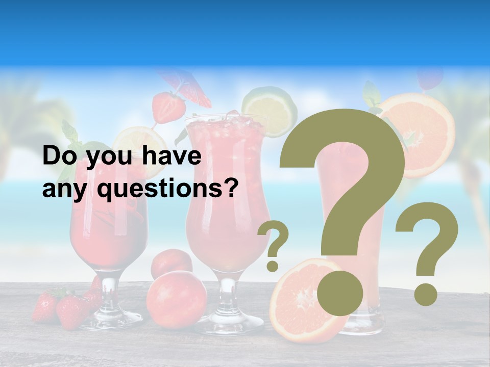 Fruit Libre Cuba PowerPoint Template