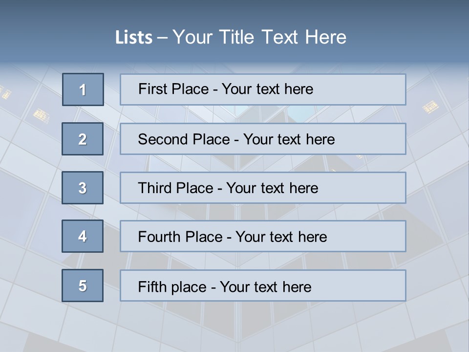 Wand Bank Architektur PowerPoint Template