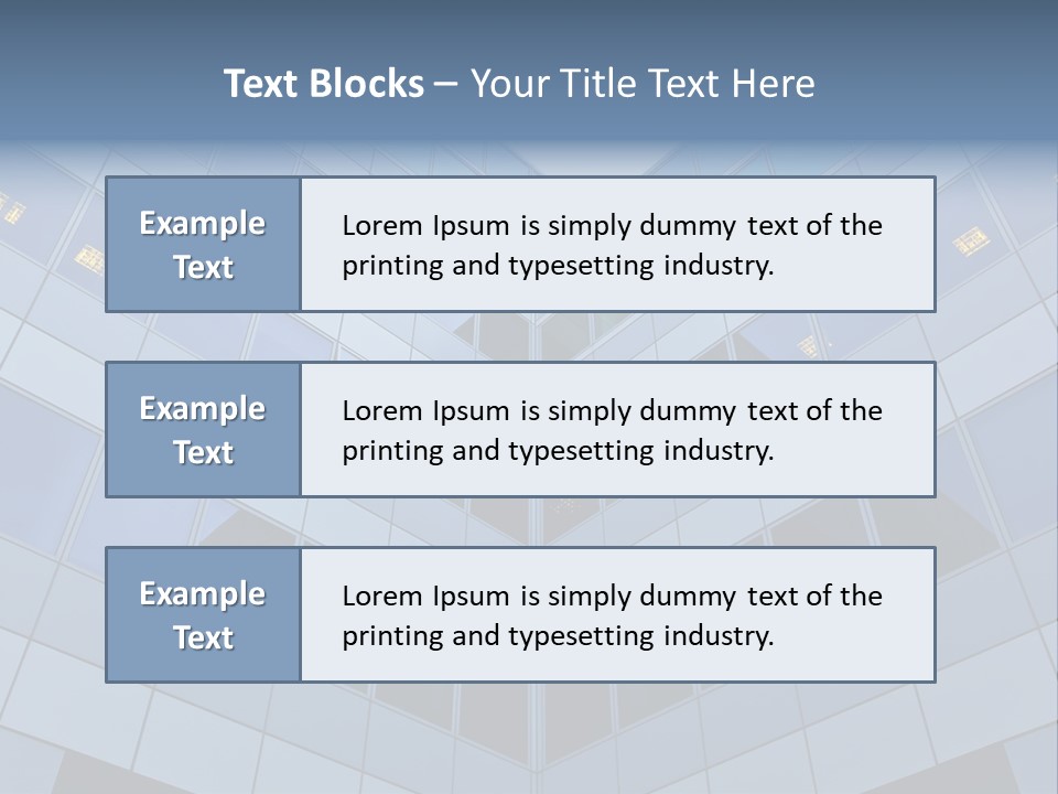 Wand Bank Architektur PowerPoint Template