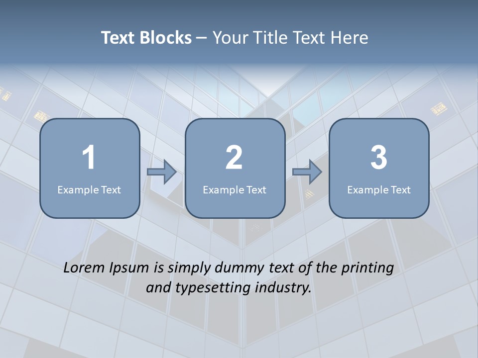 Wand Bank Architektur PowerPoint Template
