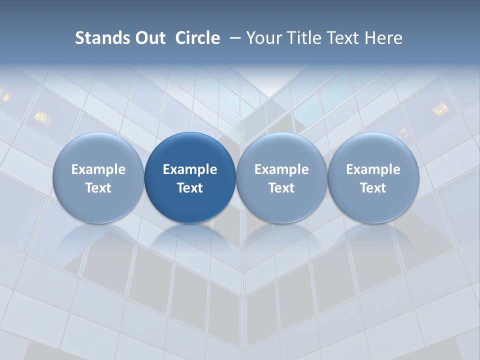 Wand Bank Architektur PowerPoint Template