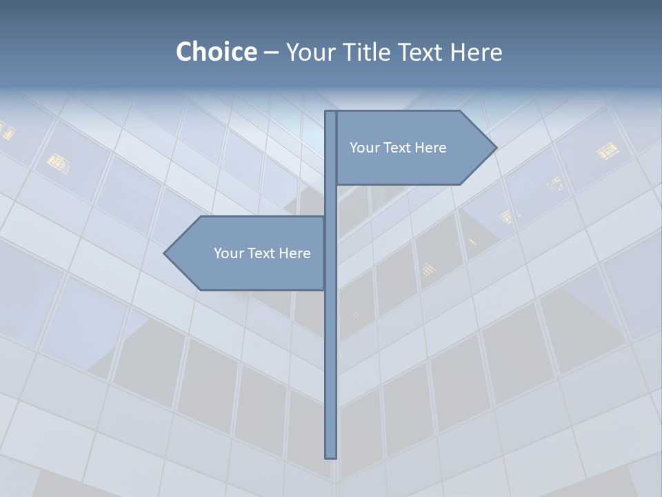 Wand Bank Architektur PowerPoint Template