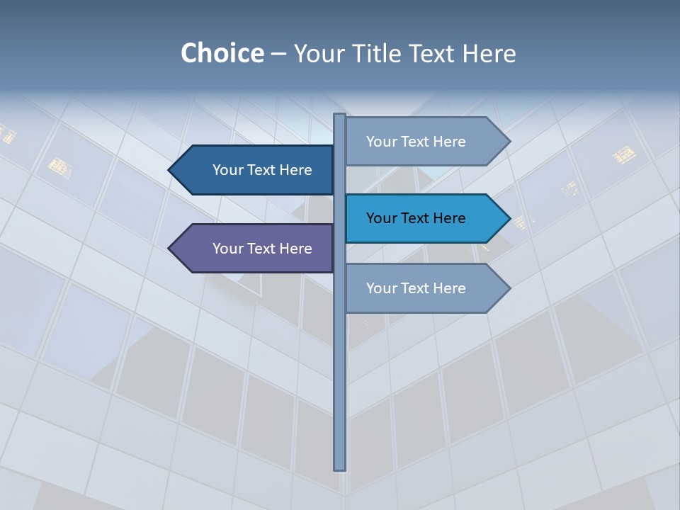Wand Bank Architektur PowerPoint Template