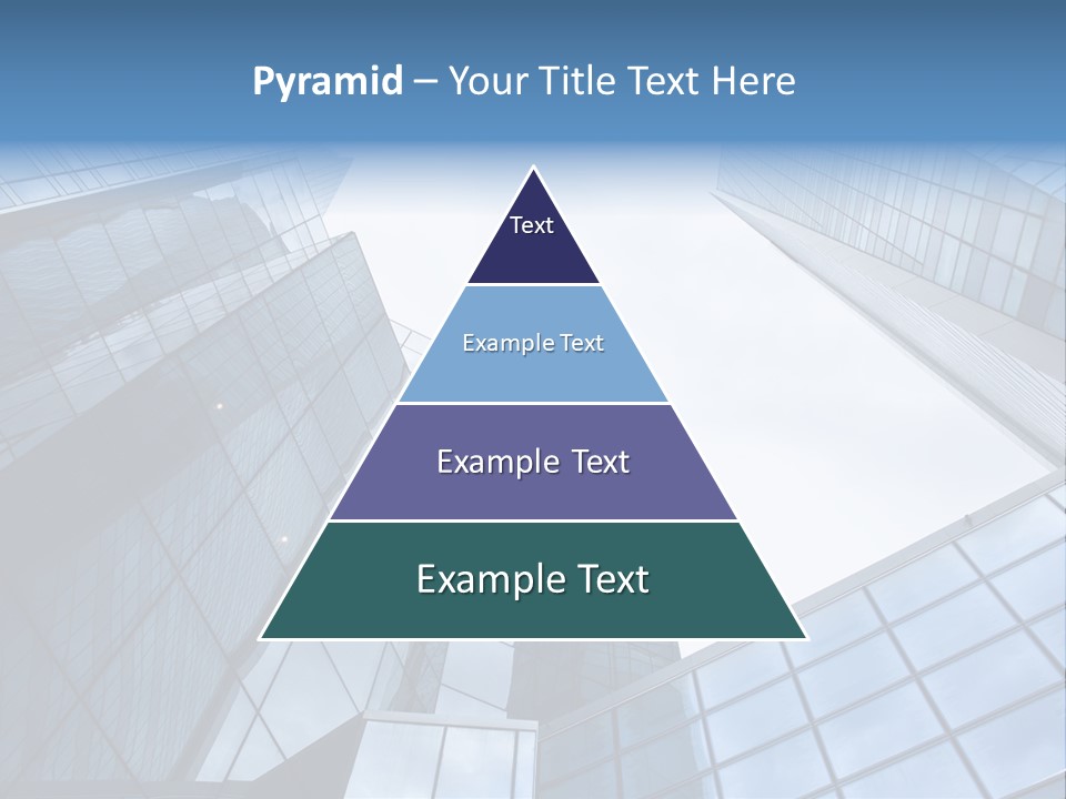 Klar Grau Hochhaus PowerPoint Template