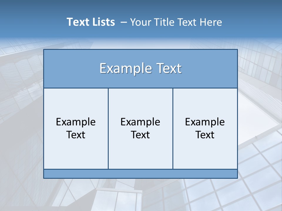 Klar Grau Hochhaus PowerPoint Template