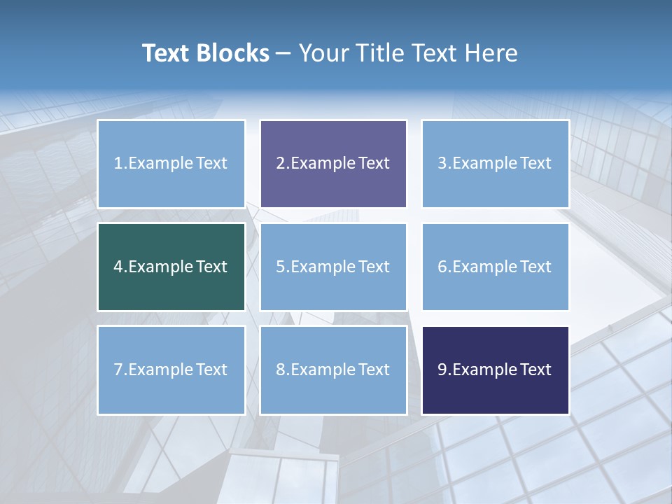 Klar Grau Hochhaus PowerPoint Template