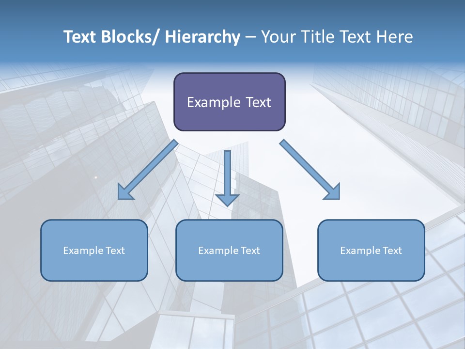 Klar Grau Hochhaus PowerPoint Template