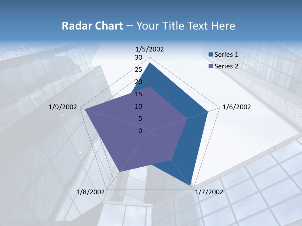Klar Grau Hochhaus PowerPoint Template