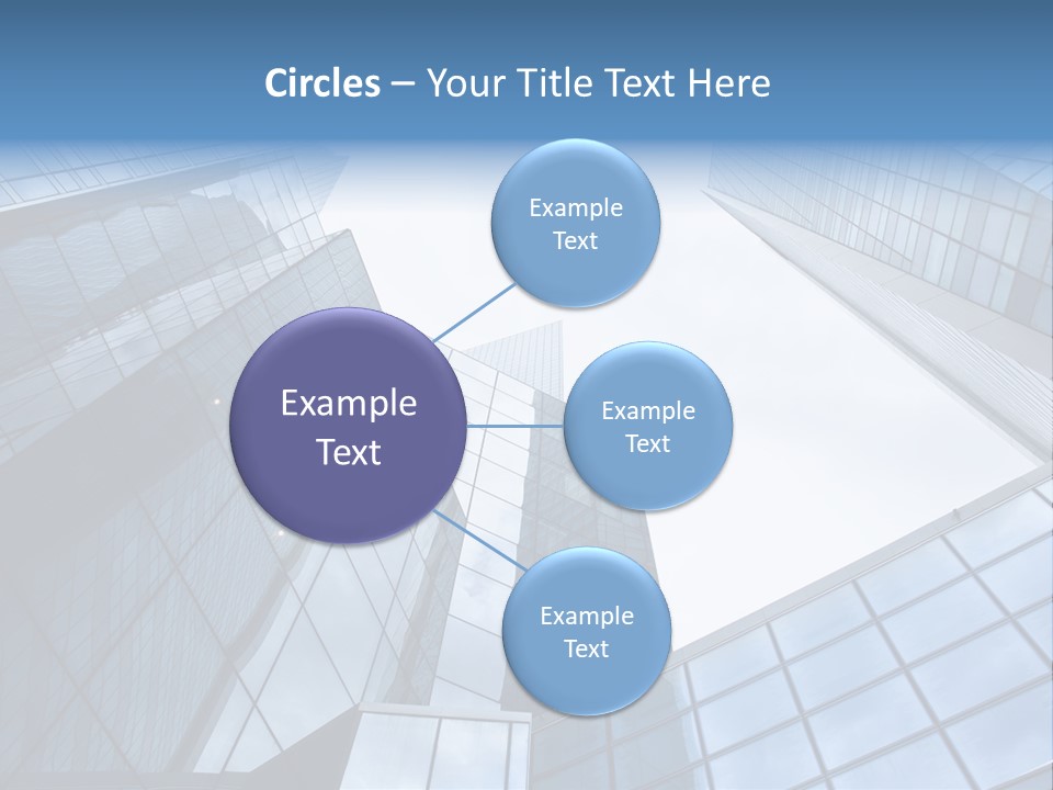 Klar Grau Hochhaus PowerPoint Template