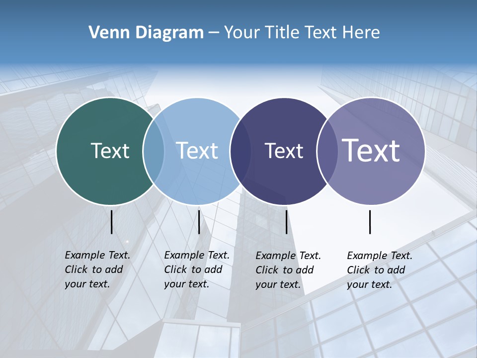 Klar Grau Hochhaus PowerPoint Template