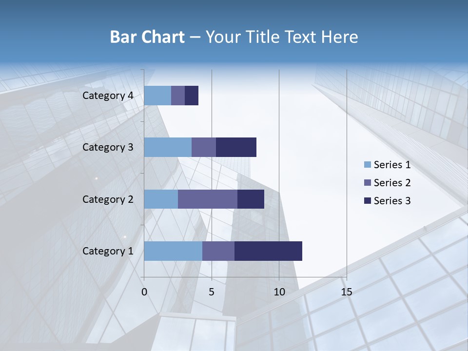 Klar Grau Hochhaus PowerPoint Template