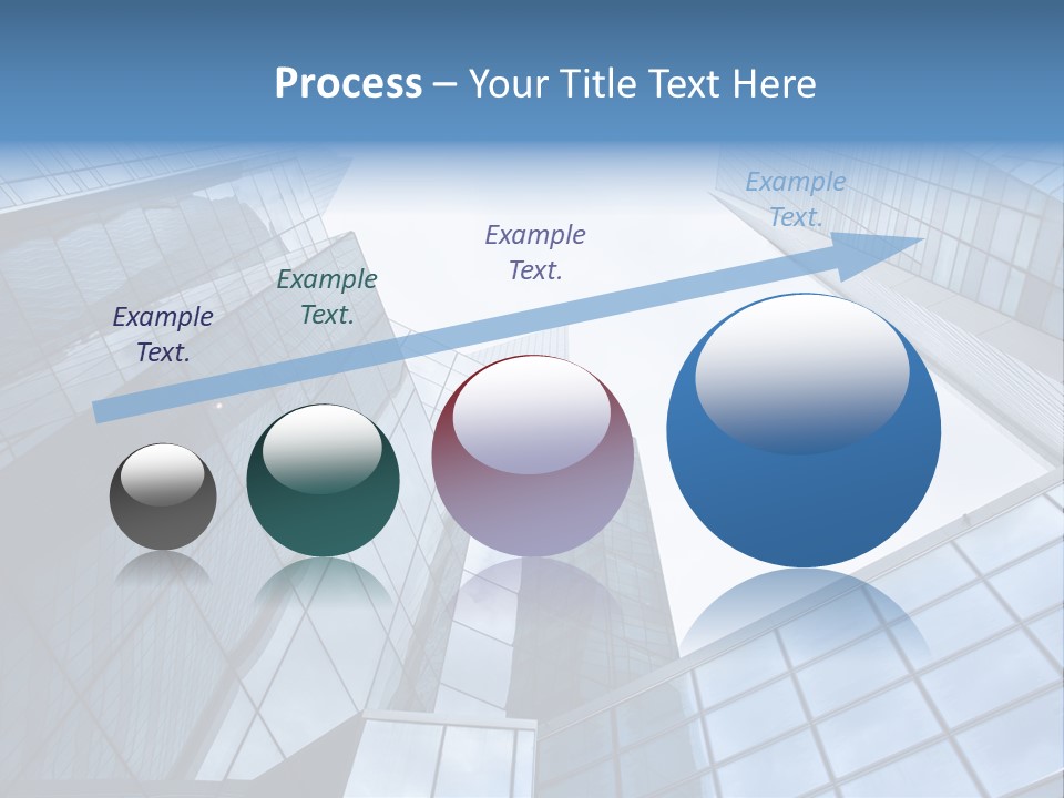 Klar Grau Hochhaus PowerPoint Template