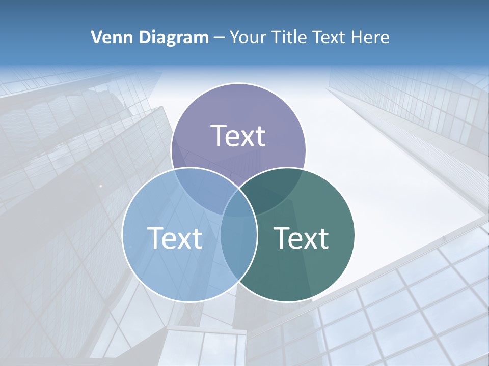 Klar Grau Hochhaus PowerPoint Template