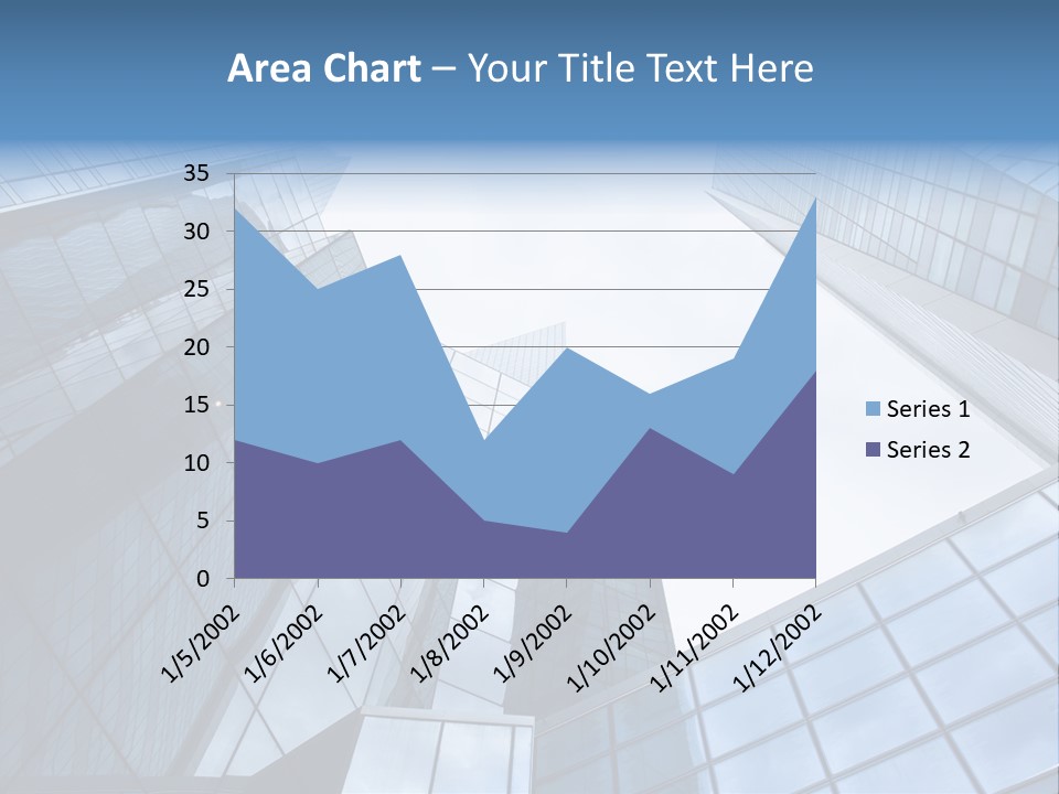 Klar Grau Hochhaus PowerPoint Template