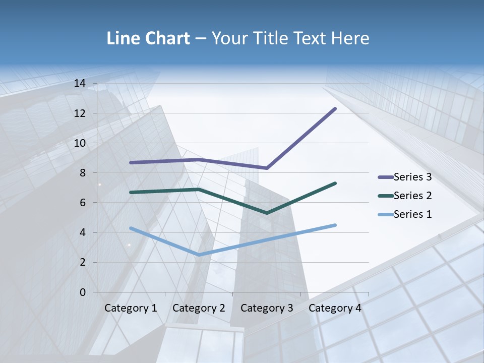 Klar Grau Hochhaus PowerPoint Template