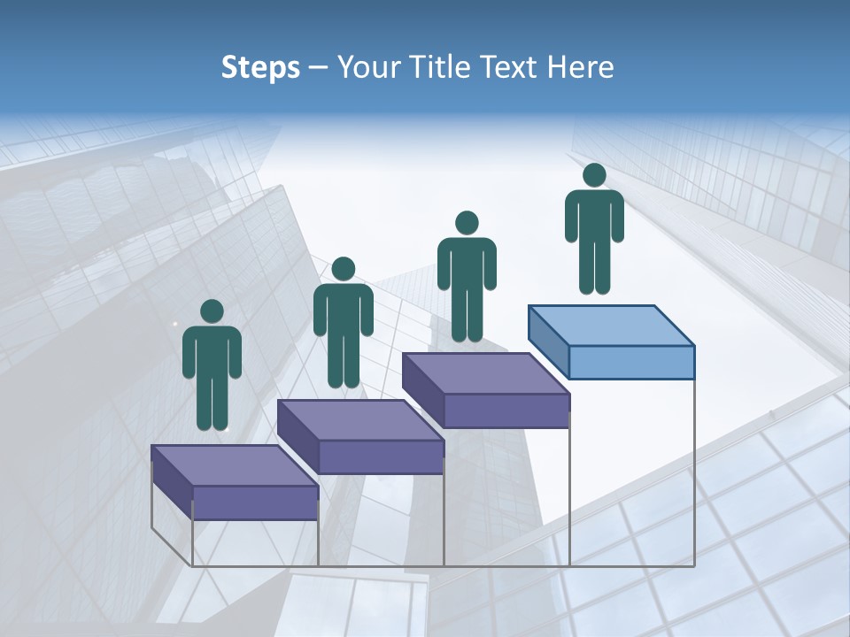 Klar Grau Hochhaus PowerPoint Template