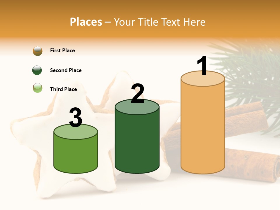 Weihnachten Zimt Freigestellt PowerPoint Template