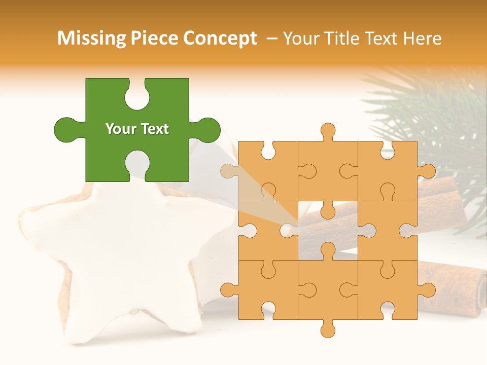 Weihnachten Zimt Freigestellt PowerPoint Template