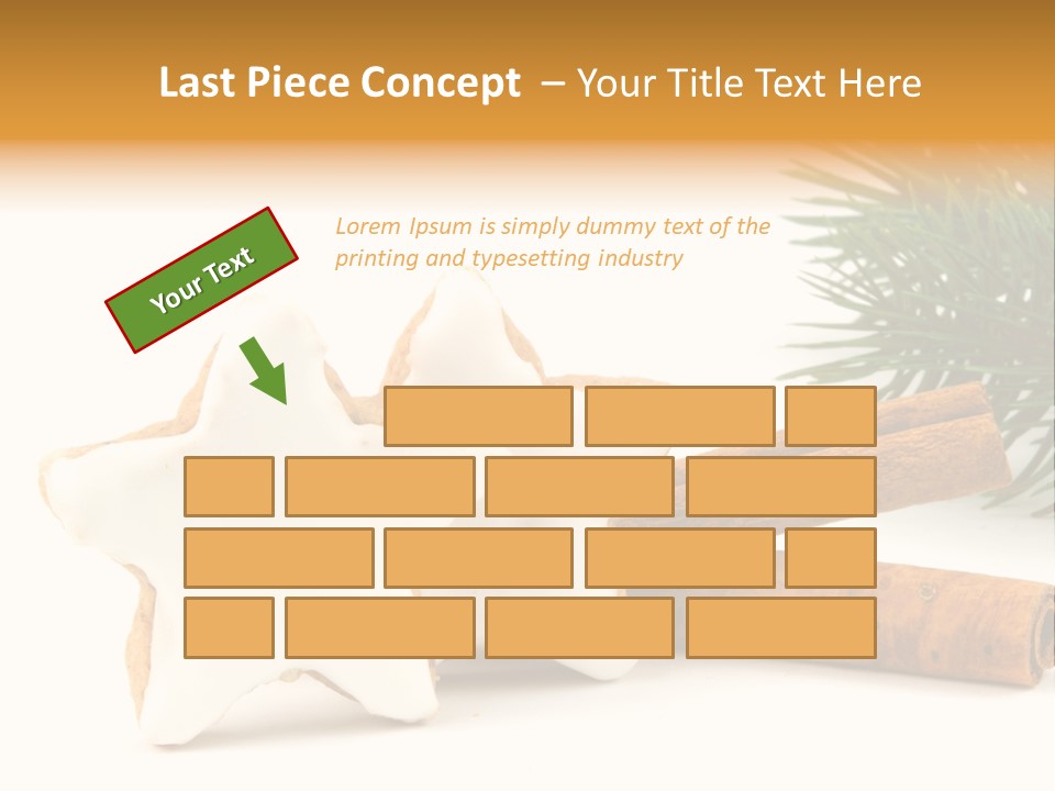 Weihnachten Zimt Freigestellt PowerPoint Template