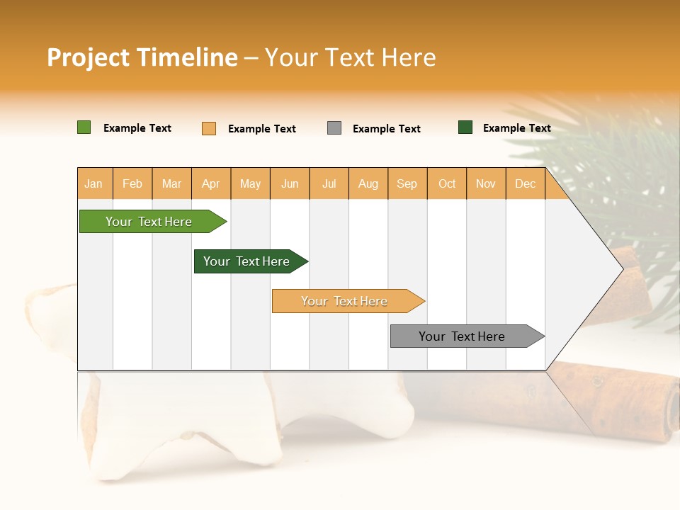 Weihnachten Zimt Freigestellt PowerPoint Template