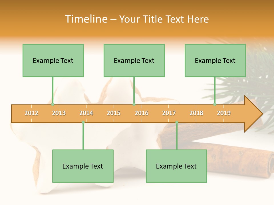 Weihnachten Zimt Freigestellt PowerPoint Template